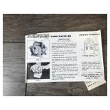 Vintage Johnson Hand Crank Card Playing Shuffler with Instructions & Box  - Model 5-P