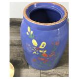 Lot of Vintage Crocks, Jug and Bowls - Looks like they are all made out of clay