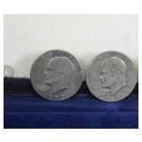 5 - Eisenhower One Dollar Coins - see description for more info