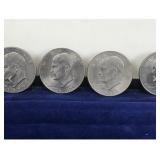 5 - Eisenhower One Dollar Coins - see description for more info
