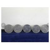 5 - Eisenhower One Dollar Coins - see description for more info