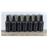 Lot of 7 Large Collectible Budweiser Bottles