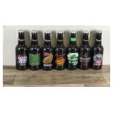 Lot of 7 Large Collectible Budweiser Bottles