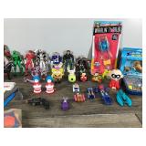 Lot of Toys - Transformers - McDonald’s - Horse - Power Ranger Figurines - Marvel Wolverine and More