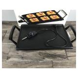 West Bend 17” x 11” Family Sized Electric Griddle with Premium Non-Stick Surface