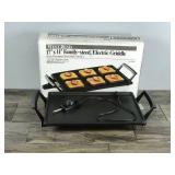 West Bend 17” x 11” Family Sized Electric Griddle with Premium Non-Stick Surface