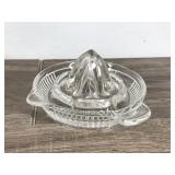 3 - Vintage Clear Glass Juicers