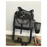 FLW Outdoors Portable Fold Up Chair with Storage Pouches & Split Rock Dome Tent