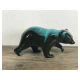 Vintage Drip Glazed Blue Mountain Pottery Bear
