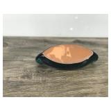 Vintage Drip Glazed Blue Mountain Pottery Canoe