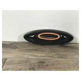 Vintage Drip Glaze Blue Mountain Pottery Oval Bowl