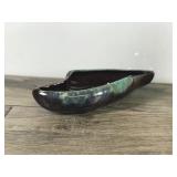 Vintage Drip Glaze Blue Mountain Pottery Console Planter