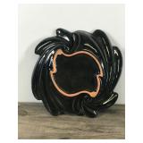 Vintage BMP Canada Drip Glaze Blue Mountain Pottery Large Swirl Bowl