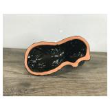 Vintage Drip Glaze Blue Mountain Pottery Cat Figurine