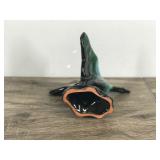 Vintage Drip Glaze Blue Mountain Pottery Canadian Goose Figurine