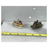 Vintage Niagara Falls Maid Of The Mist Boats Salt & Pepper Shakers