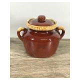 Vintage McCoy Pottery #341 Brown Drip Bean Pot / Cookie Jar – USA