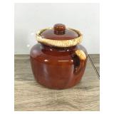 Vintage McCoy Pottery #341 Brown Drip Bean Pot / Cookie Jar – USA