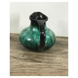 VINTAGE BLUE MOUNTAIN POTTERY BMP Canada Pitcher Ewer Creamer Vase Drip Glaze 4"