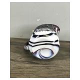 IMPERIAL CARNIVAL GLASS "PURPLE SLAG" Creamer with Grape Design on Side