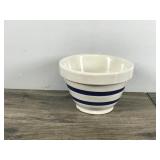 Vintage R. R. P. Co. Roseville, Ohio Robinson Ransbottom Striped Bowl