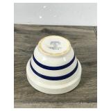 Vintage R. R. P. Co. Roseville, Ohio Robinson Ransbottom Striped Bowl