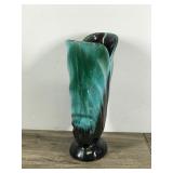 Vintage Drip Glaze BMP Canada Blue Mountain Pottery Embossed Vase