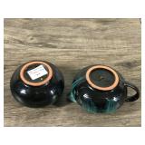Set of Creamer & Sugar Dishes - Vintage BMP Canada Blue Mountain Pottery