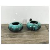 Set of Creamer & Sugar Dishes - Vintage BMP Canada Blue Mountain Pottery