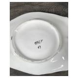 Vintage Large Fish Serving Platter with 6 Small Fish Serving Trays