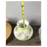 3 - Vintage Glass Lamp Shades
