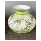 3 - Vintage Glass Lamp Shades