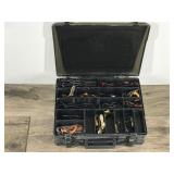 Phantom Plano Double Sided Tackle Box full of Artificial Fishing Lures