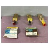 3 - Fred Arbogast Fishing Lures in Boxes - 1 Jitterbug and 2 Hula Poppers