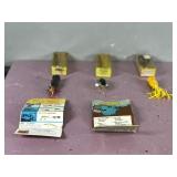 3 - Fred Arbogast Fishing Lures in Boxes - 1 Jitterbug and 2 Hula Poppers