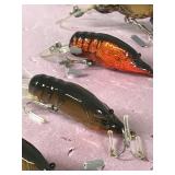 Lot of 10 Bagley Crayfish Fishing Lures