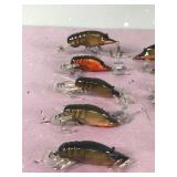 Lot of 10 Bagley Crayfish Fishing Lures