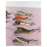 Lot of 10 Collectible L&S Fishing Lures