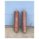 Pair of Metal Folding Saw Horses