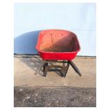 Red Wheel Barrel