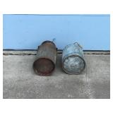 2 - Vintage Milk Cans