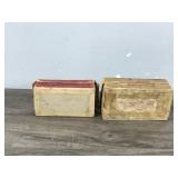 2 - Really Old Winchester Ammo Boxes with Ammo in them - see description for more info