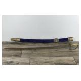 Vintage Pirate Sword with Brass Handle and Sheath  - Handle is Shaped like some type of Creature