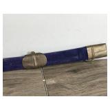 Vintage Pirate Sword with Brass Handle and Sheath  - Handle is Shaped like some type of Creature