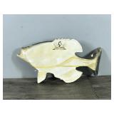 Vintage Wall Hanging Grain Belt Crappie Chalk ware