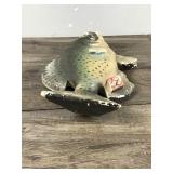 Vintage Wall Hanging Grain Belt Crappie Chalk ware