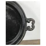 Vintage Cast Iron Griddle - Has the Number 4 by the Handle