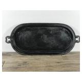 Vintage Cast Iron Griddle - Has the Number 4 by the Handle