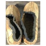 Vintage Hand Made Japanese Straw Shoes