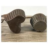 2 - Vintage Griswold No. 2 Rosette Patty Molds